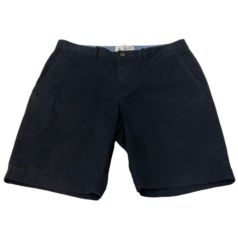 Original Penguin Men's Chino Shorts Sz. 33 Navy Golf Casual Stretch Preppy